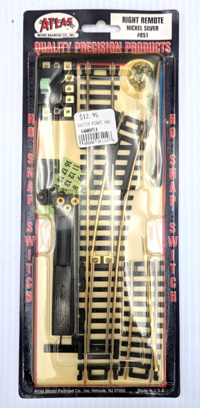 Atlas #851 Right Remote Snap Switch HO Scale